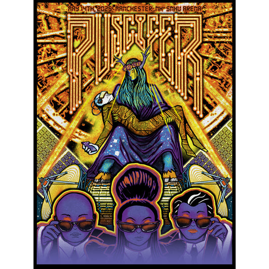 2025 PUSCIFER POSTER - MAY 14TH, MANCHESTER (REGULAR EDITION)