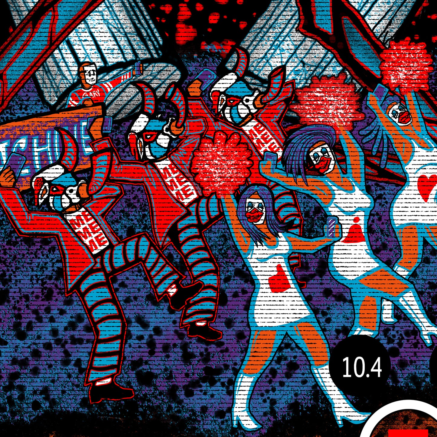 Queens of the Stone Age Poster - Seattle 2023 (regular wite paper)