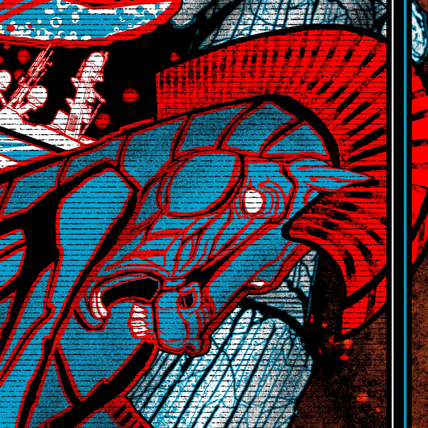 Queens of the Stone Age Poster - Seattle 2023 (regular wite paper)