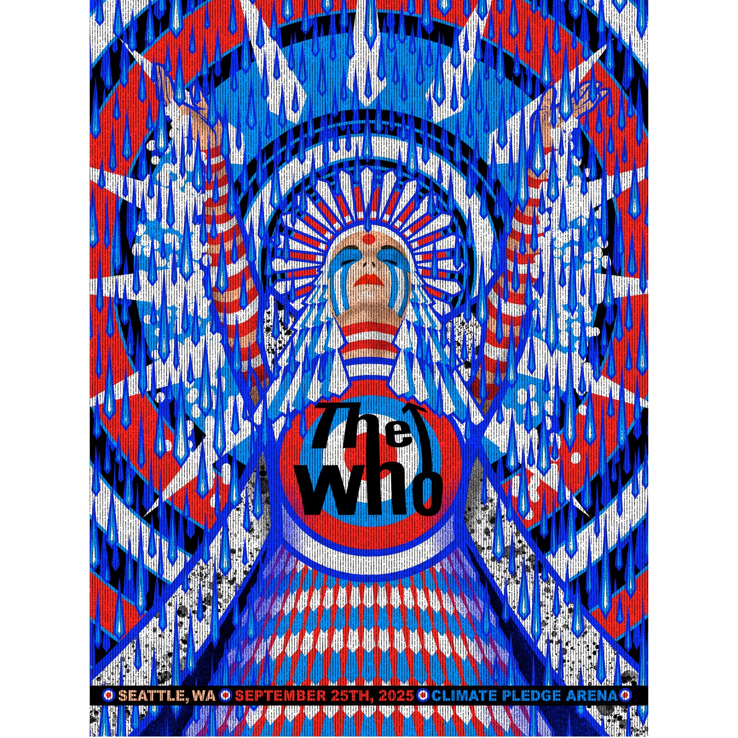 2025 THE WHO POSTER - SEPT. 25TH SEATTLE, WA (REGULAR EDITION)