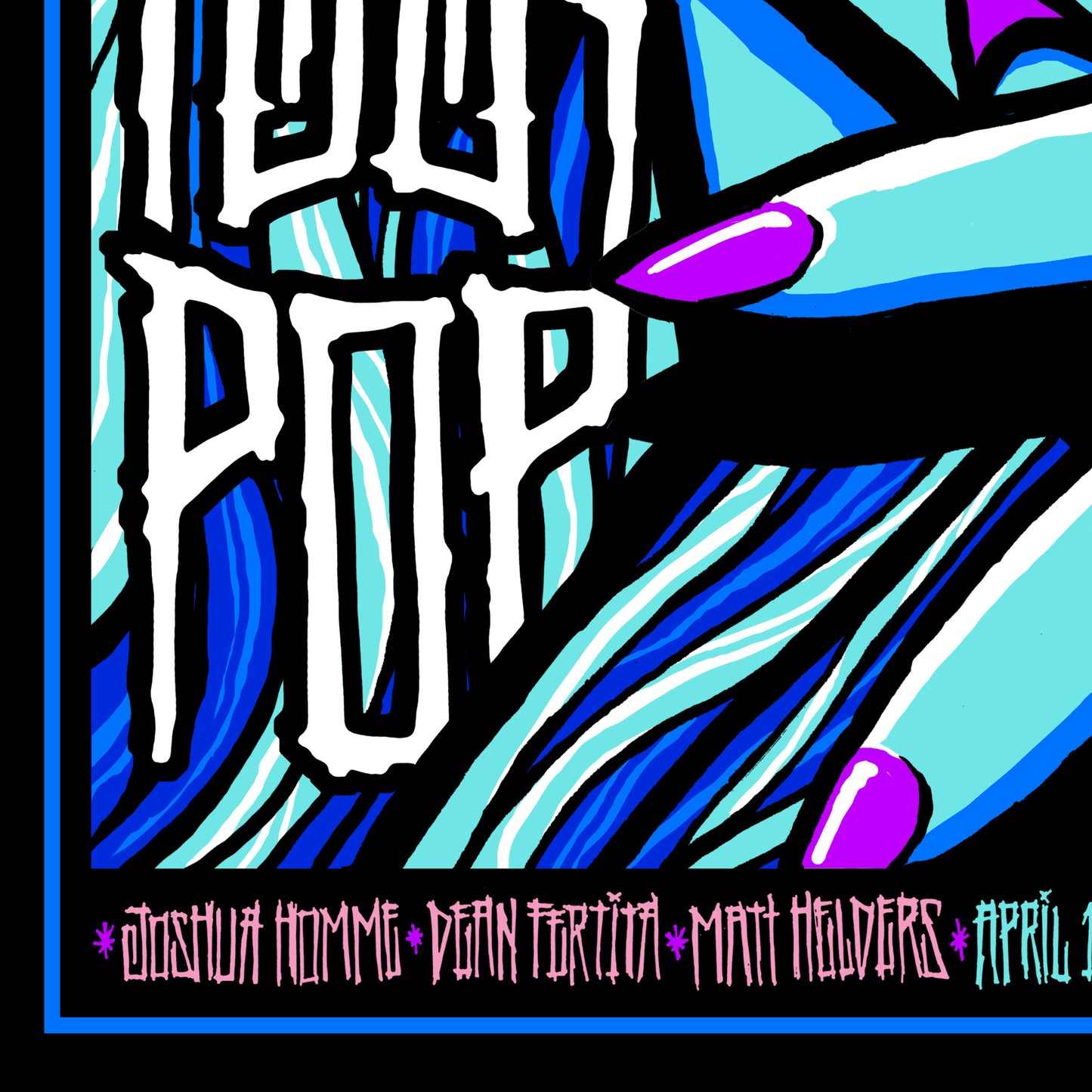 2016 Iggy Pop Poster - PHILADELPHIA
