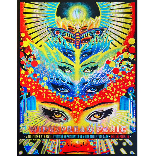2025 WIDESPREAD PANIC POSTER - AUG. 8/9 INDIANAPOLIS (FOIL EDITION)