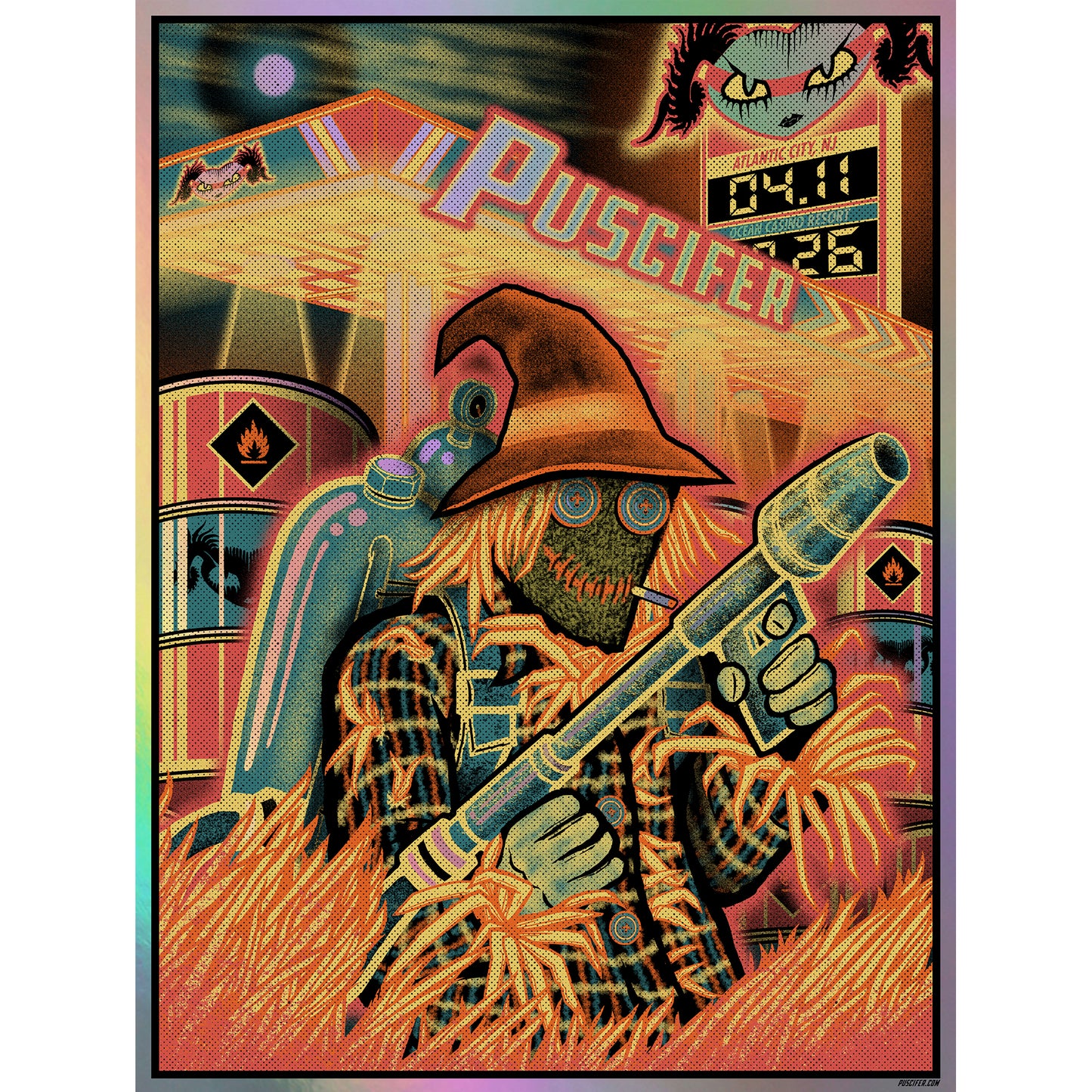 2026 PUSCIFER POSTER - APRIL 11TH, ATLANTIC CITY (FOIL EDITION)