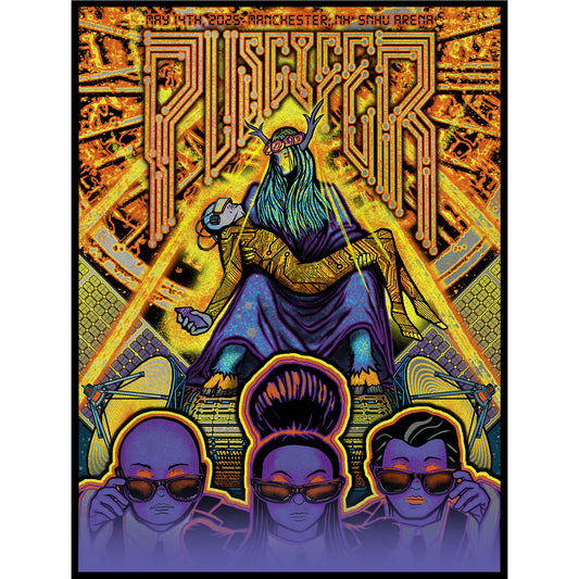 2025 PUSCIFER POSTER - MAY 14TH, MANCHESTER (FOIL EDITION)