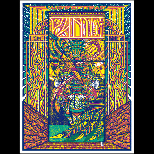 2023 Widespread Panic Poster - RED ROCKS