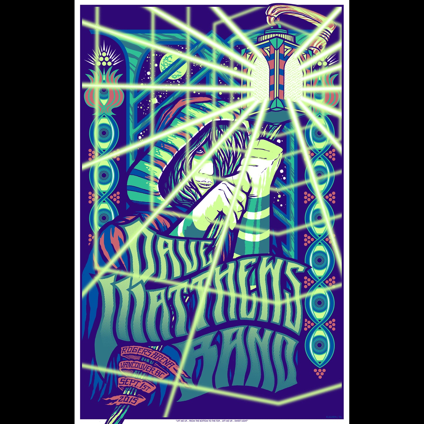 2015 Dave Matthews Band Poster - VANCOUVER