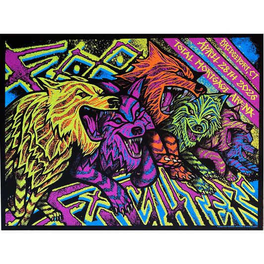 2026 FOO FIGHTERS POSTER - APRIL 28TH, BRIDGEPORT CT (FOIL EDITION)