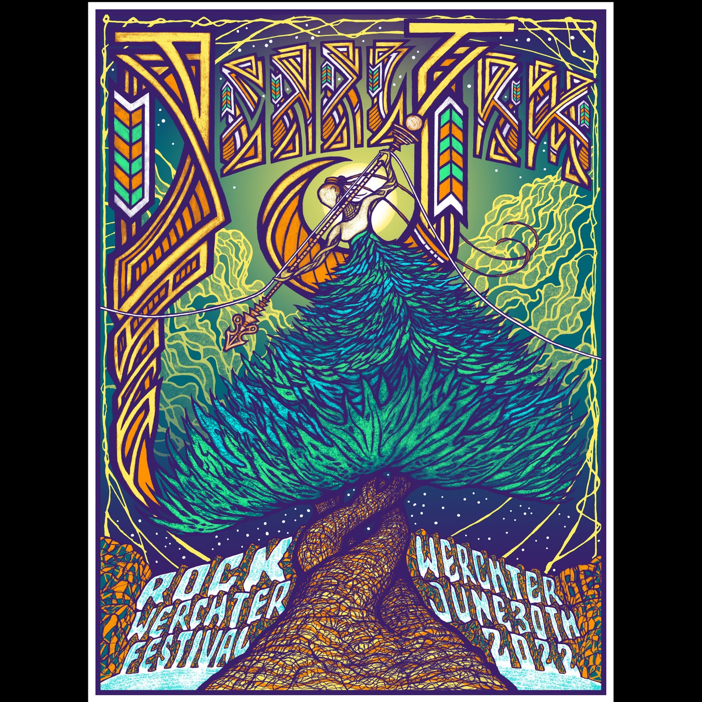 2022 Pearl Jam Poster - WERCHTER