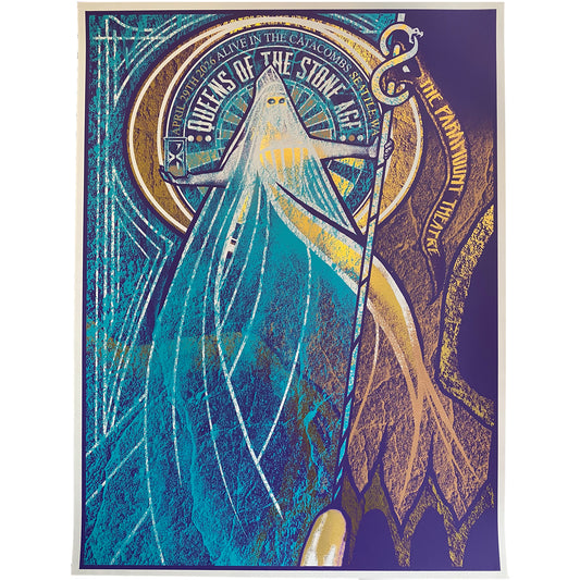 2026 QUEENS OF THE STONE AGE POSTER - APRIL 29TH, SEATTLE, WA (FOIL EDITION)