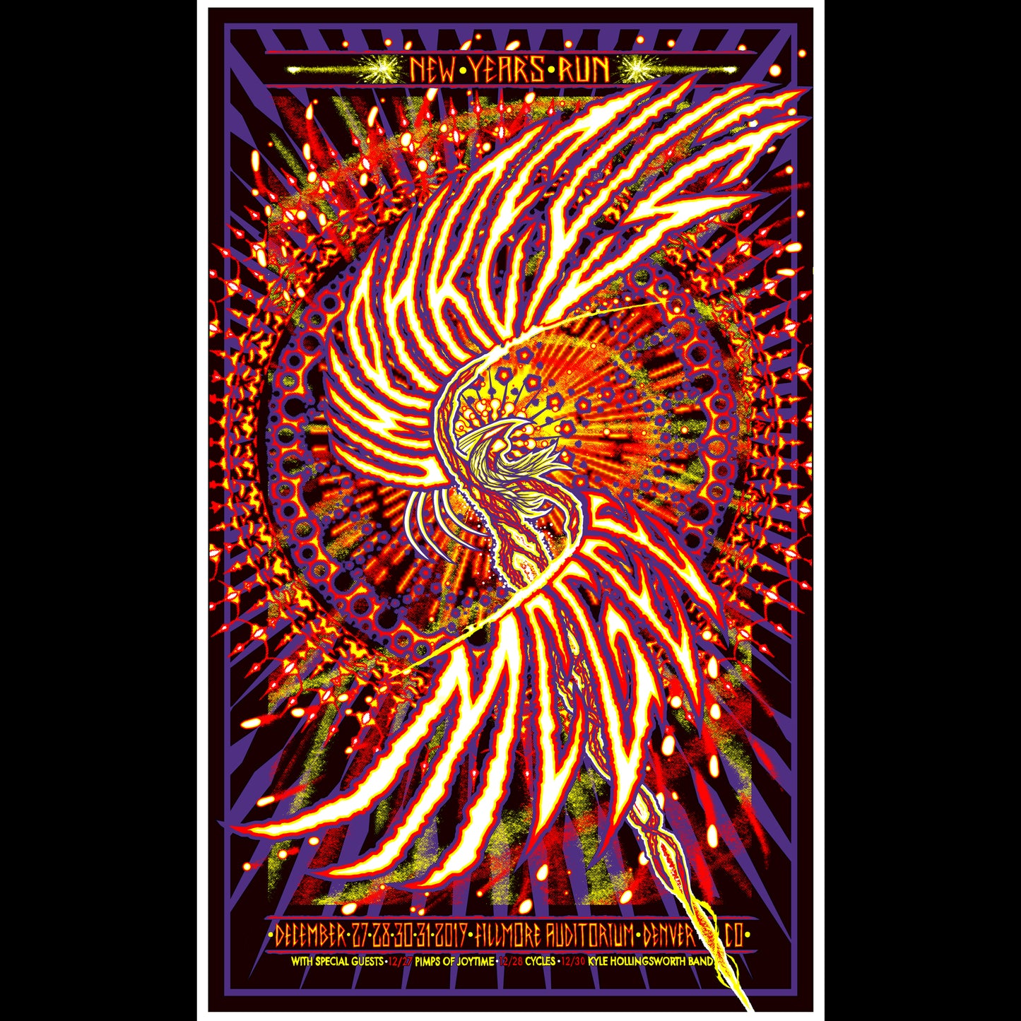 2019 Umphrey's McGee NYE Poster - DENVER